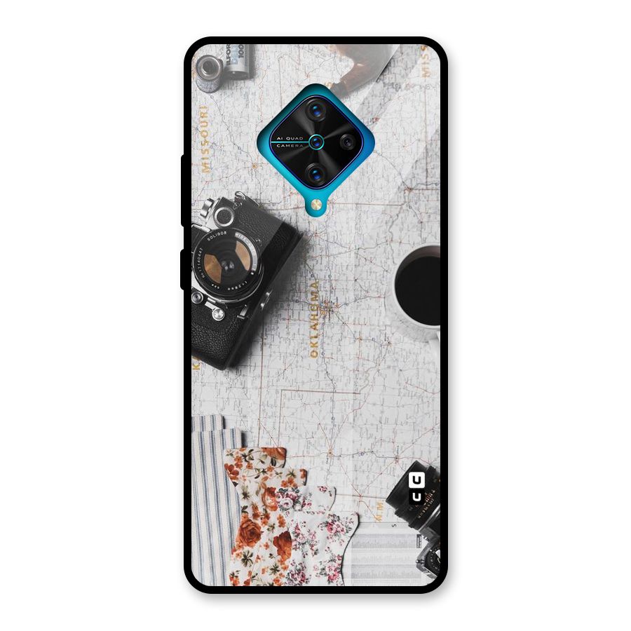 Camera Smoky Pipe Glass Back Case for Vivo S1 Pro