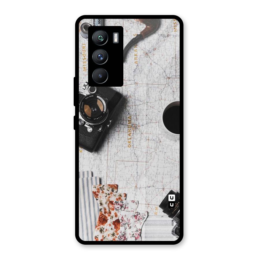 Camera Smoky Pipe Glass Back Case for Vivo iQOO 9 SE