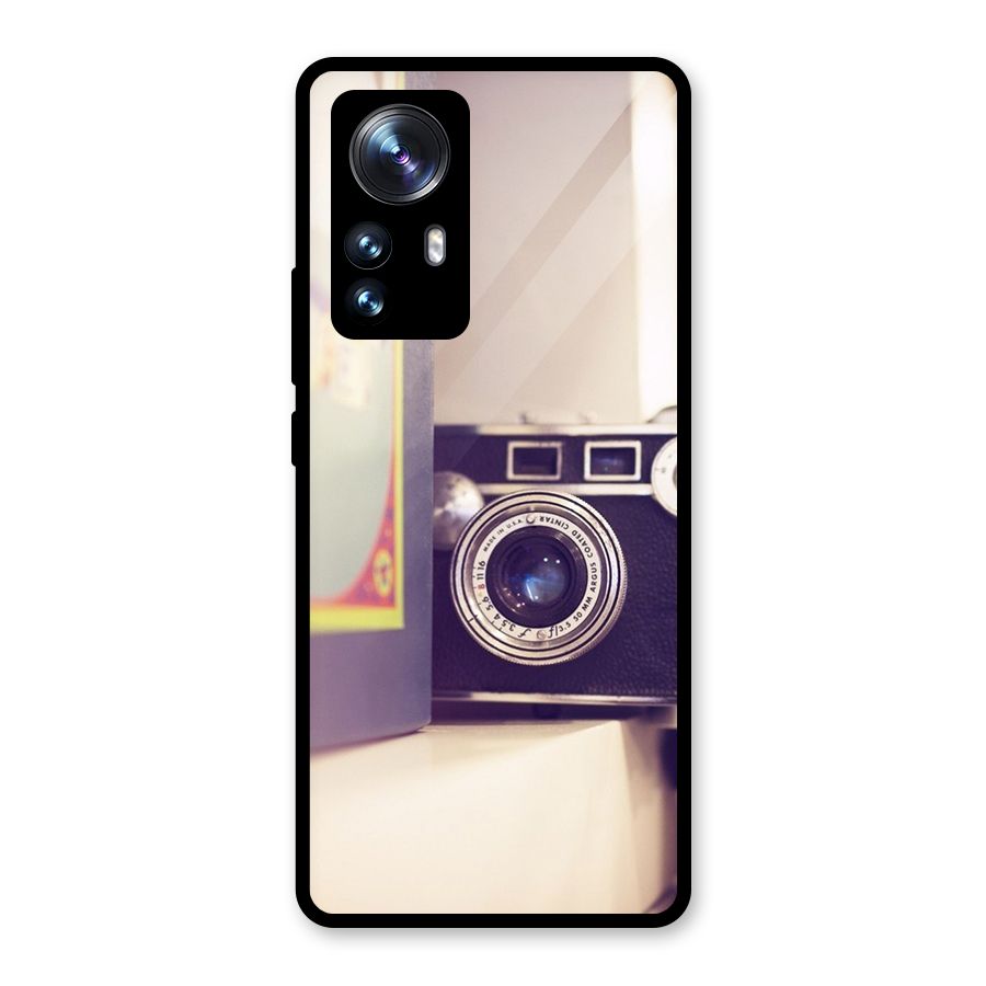 Camera Vintage Pastel Glass Back Case for Xiaomi 12 Pro