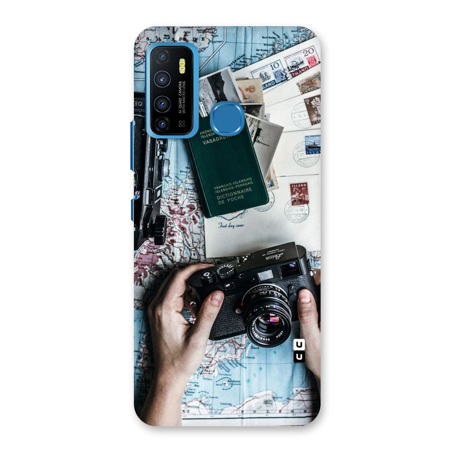 Camera and Postcards Back Case for Infinix Hot 9