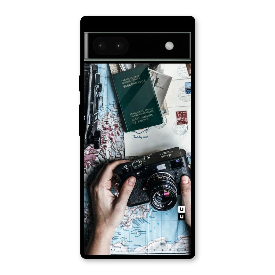 Camera and Postcards Glass Back Case for Google Pixel 6a