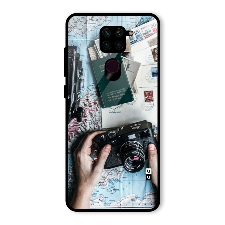 Camera and Postcards Glass Back Case for Redmi Note 9