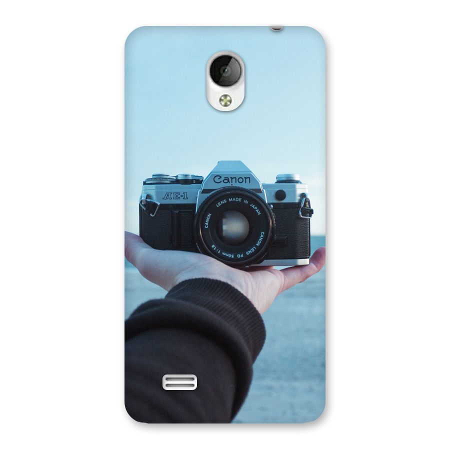 Camera in Hand Back Case for Vivo Y21
