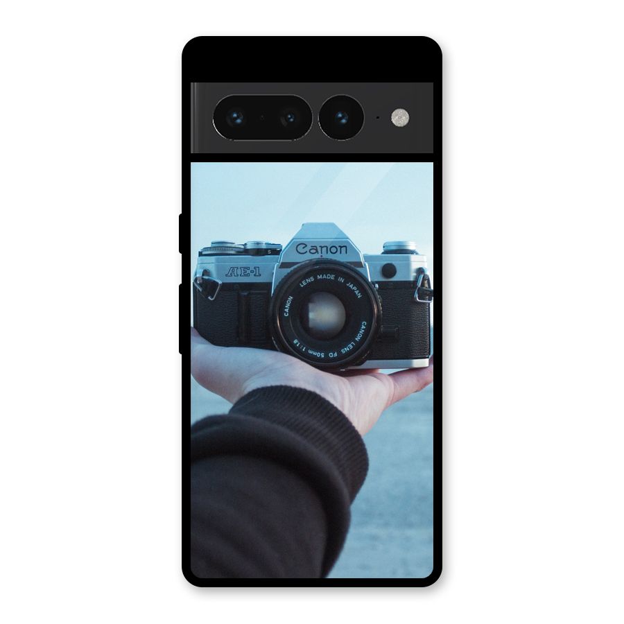 Camera in Hand Glass Back Case for Google Pixel 7 Pro