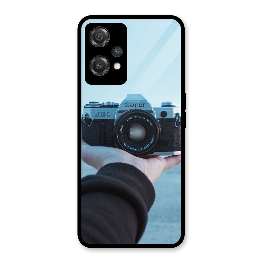 Camera in Hand Glass Back Case for OnePlus Nord CE 2 Lite 5G