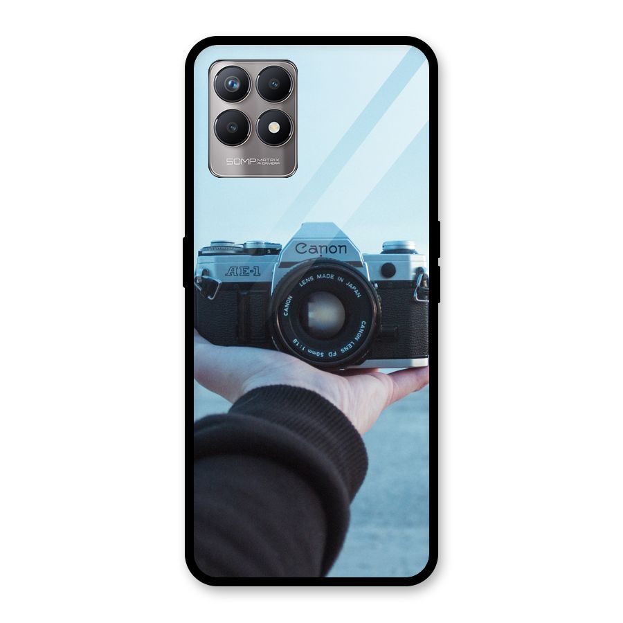 Camera in Hand Glass Back Case for Realme Narzo 50
