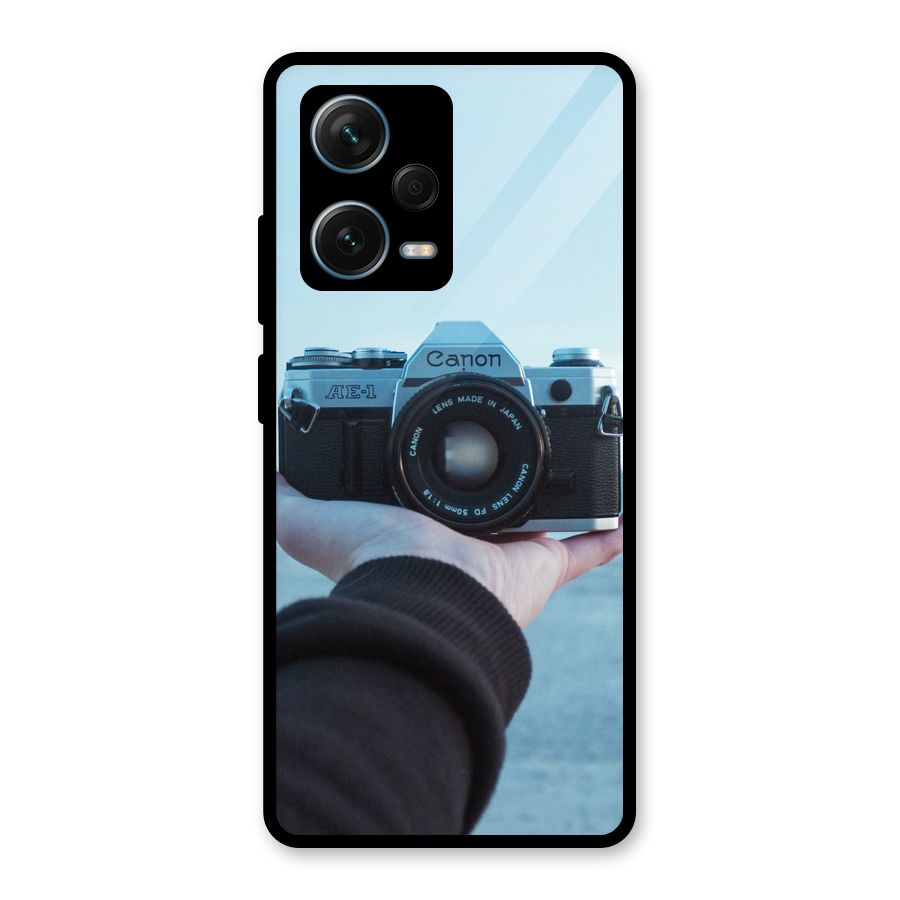 Camera in Hand Glass Back Case for Redmi Note 12 Pro Plus 5G