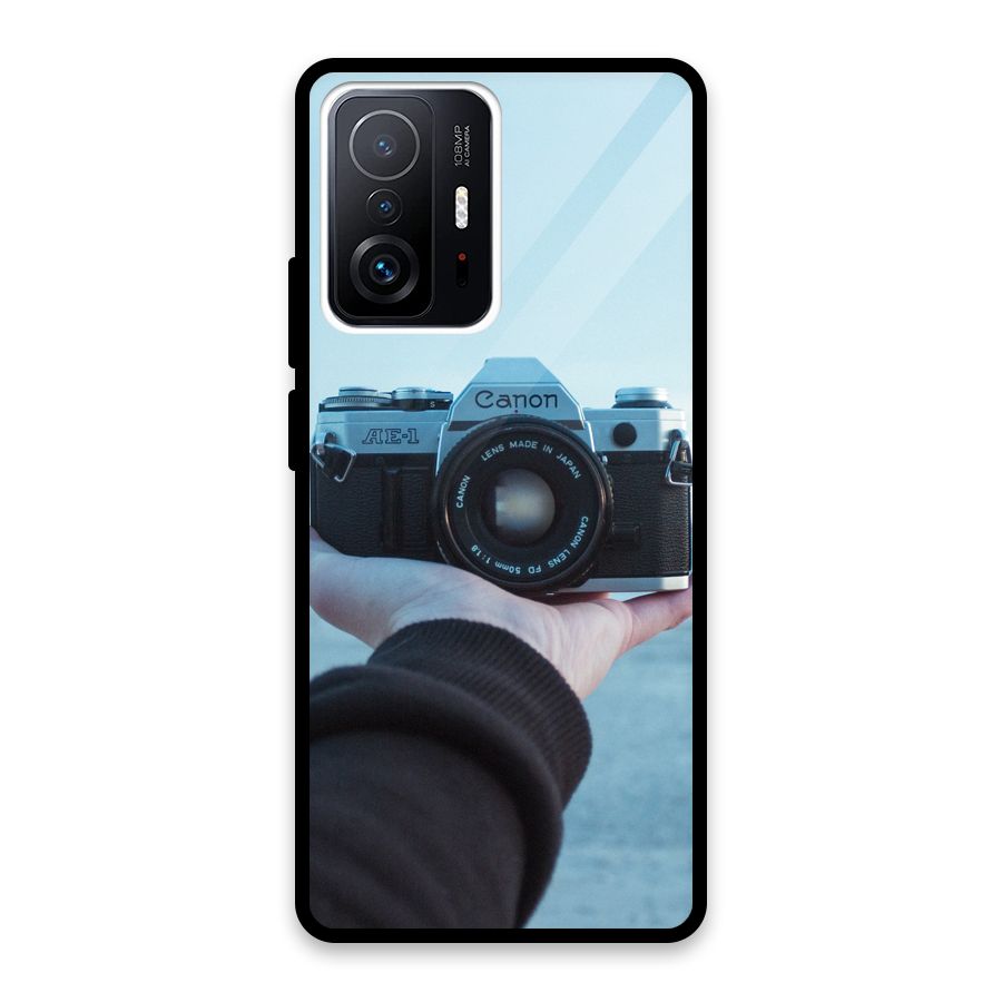Camera in Hand Glass Back Case for Xiaomi 11T Pro