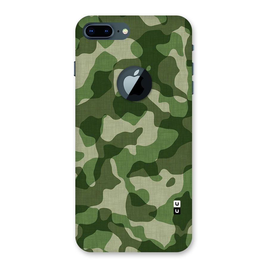 Camouflage Pattern Art Back Case for iPhone 7 Plus Logo Cut