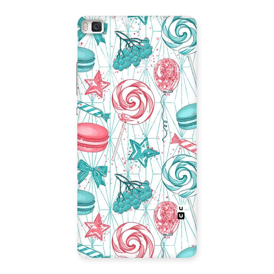Candies And Macroons Back Case for Huawei P8