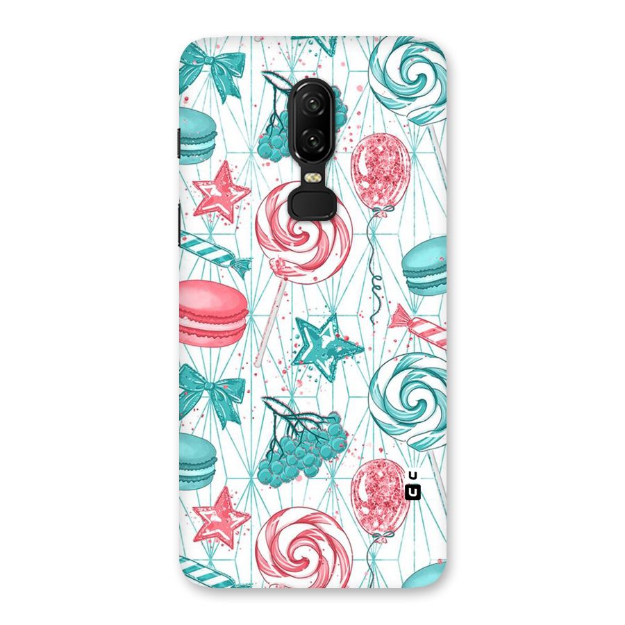 Candies And Macroons Back Case for OnePlus 6