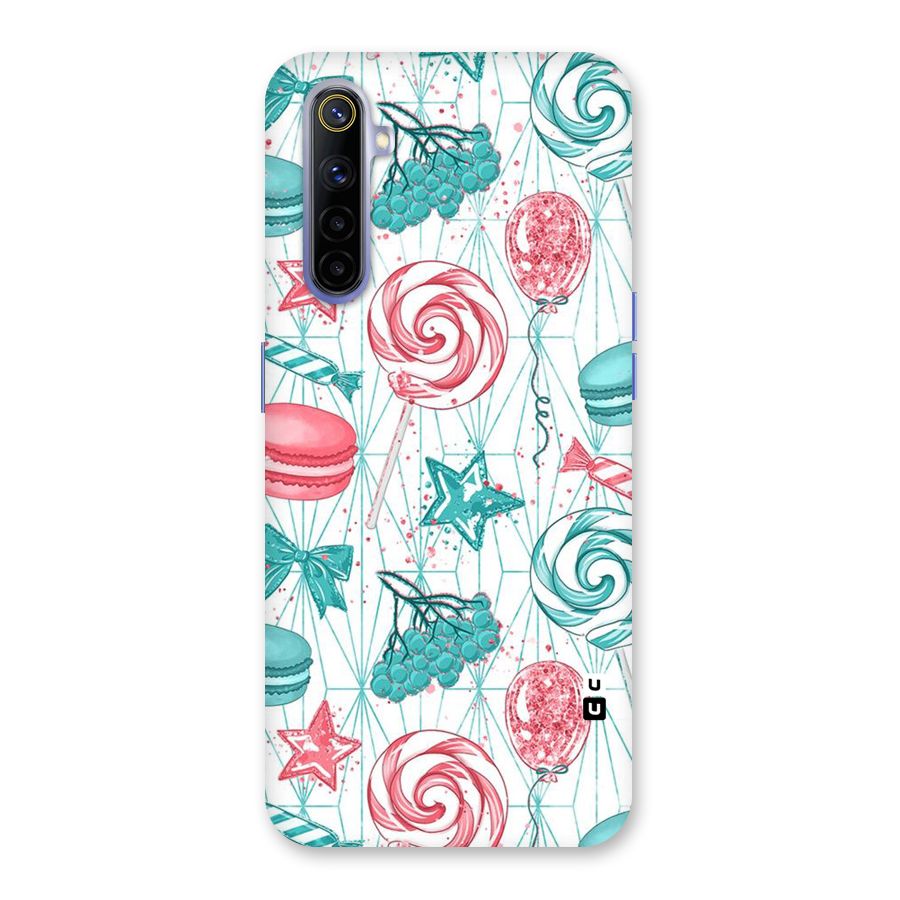 Candies And Macroons Back Case for Realme 6i