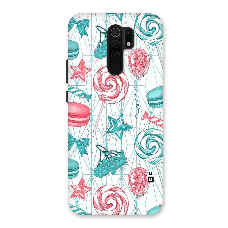 Candies And Macroons Back Case for Redmi 9 Prime