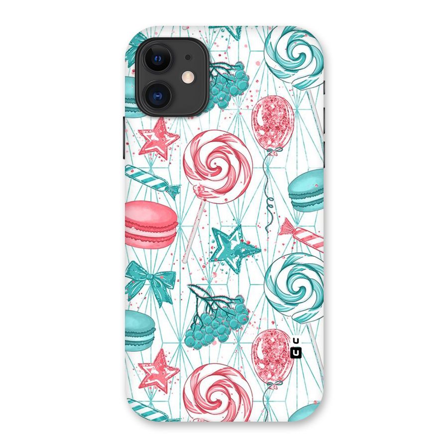 Candies And Macroons Back Case for iPhone 11