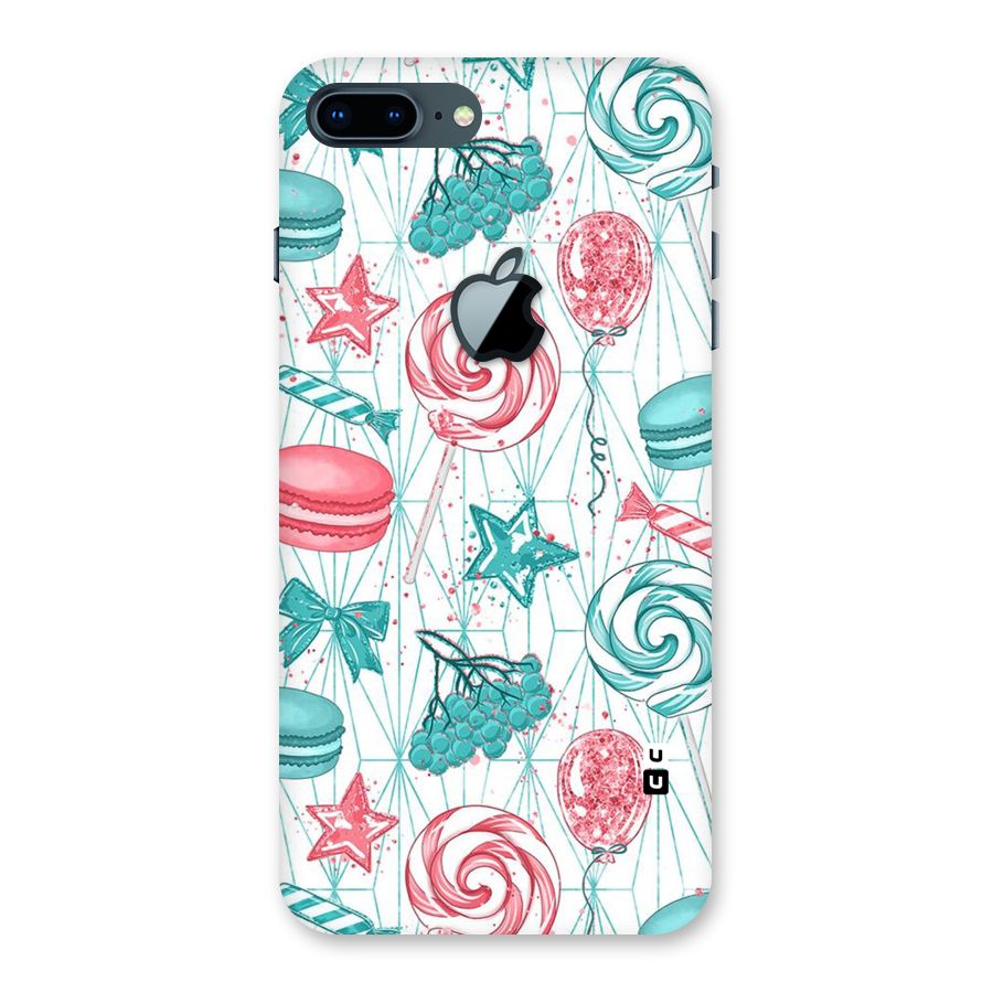 Candies And Macroons Back Case for iPhone 7 Plus Apple Cut