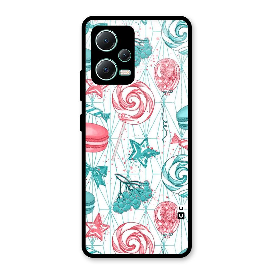 Candies And Macroons Glass Back Case for Redmi Note 12 5G