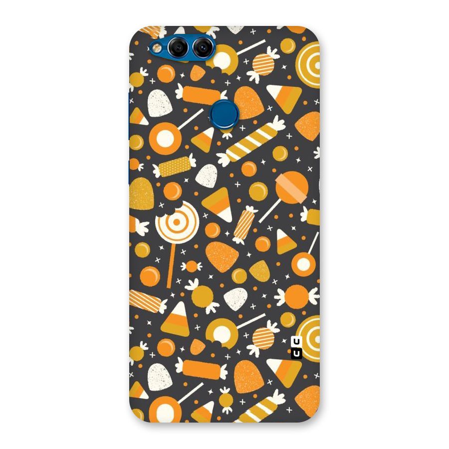 Candies Pattern Back Case for Honor 7X
