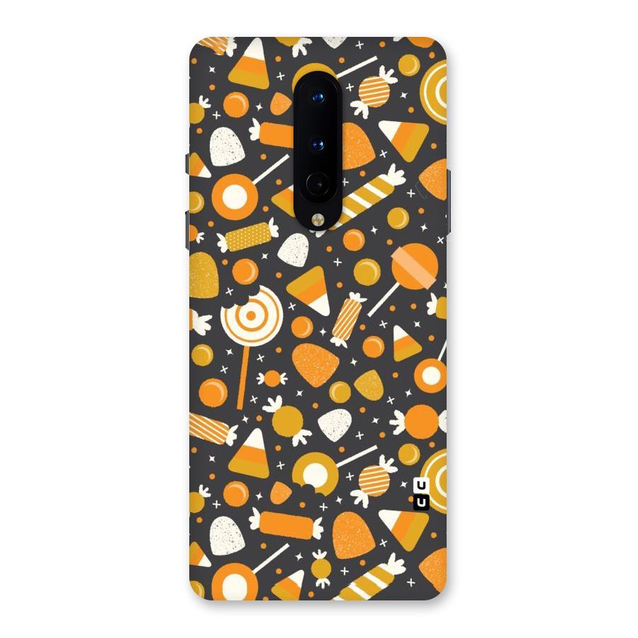 Candies Pattern Back Case for OnePlus 8