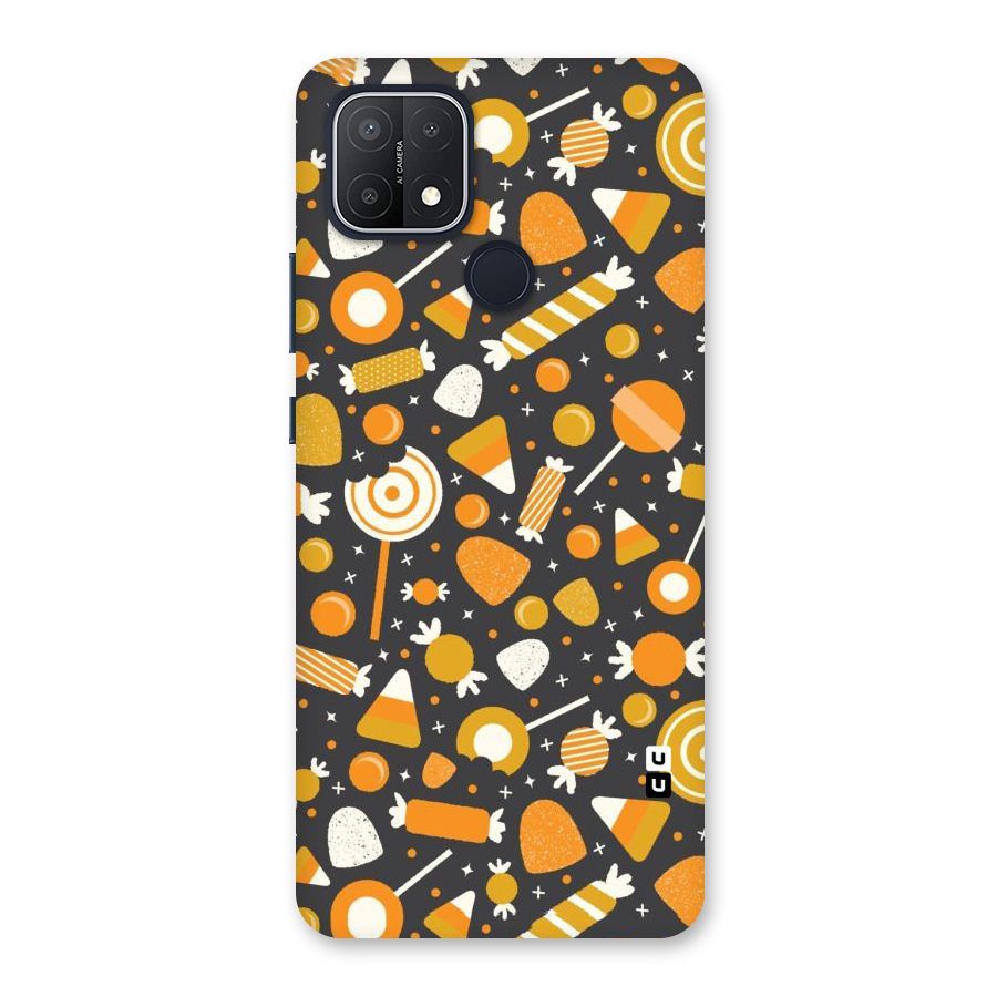 Candies Pattern Back Case for Oppo A15s