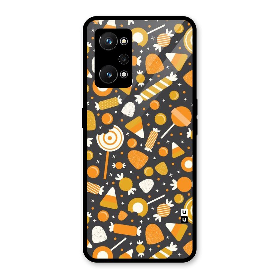 Candies Pattern Glass Back Case for Realme GT Neo 3T