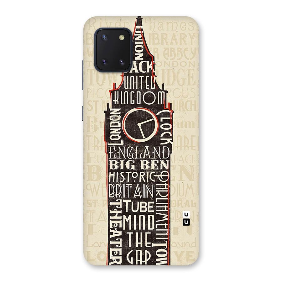 Cap City Design Back Case for Galaxy Note 10 Lite