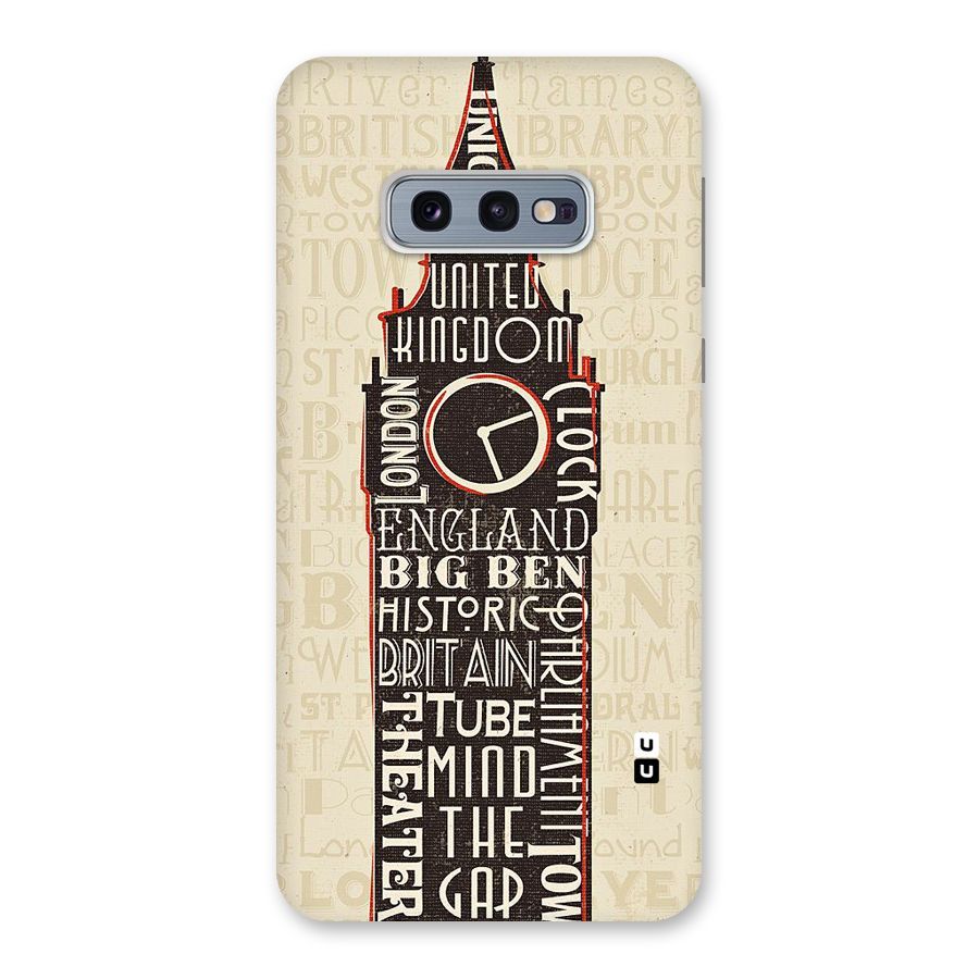 Cap City Design Back Case for Galaxy S10e