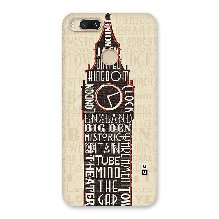 Cap City Design Back Case for Mi A1