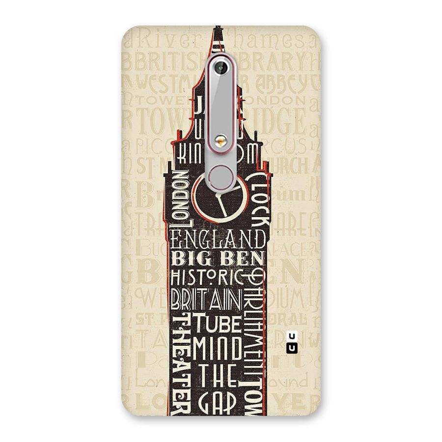 Cap City Design Back Case for Nokia 6.1