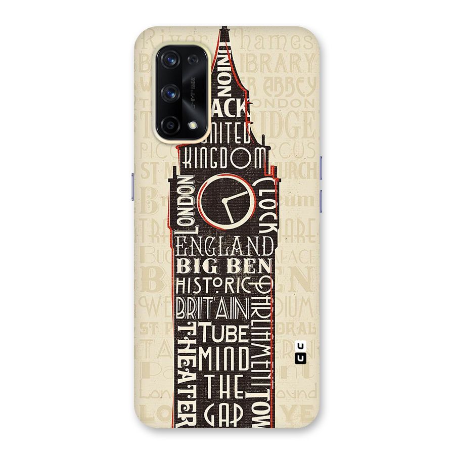 Cap City Design Glass Back Case for Realme X7 Pro