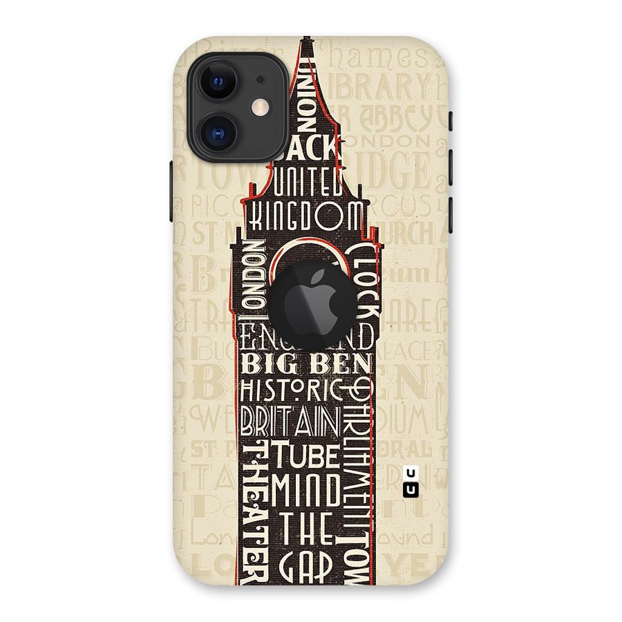 Cap City Design Back Case for iPhone 11 Logo Cut