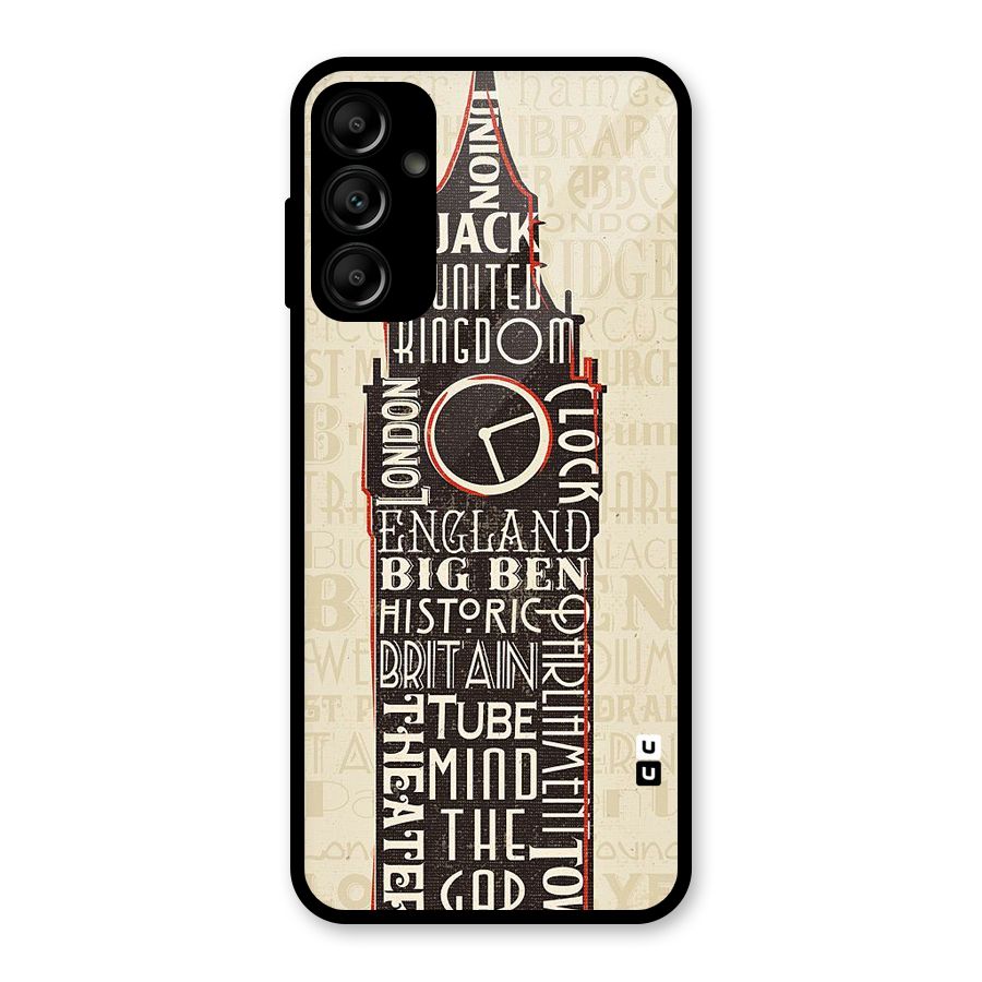 Cap City Design Glass Back Case for Galaxy A14 5G
