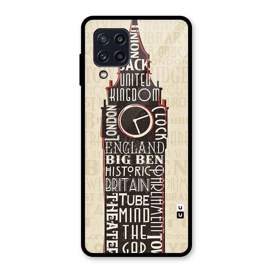 Cap City Design Glass Back Case for Galaxy M32