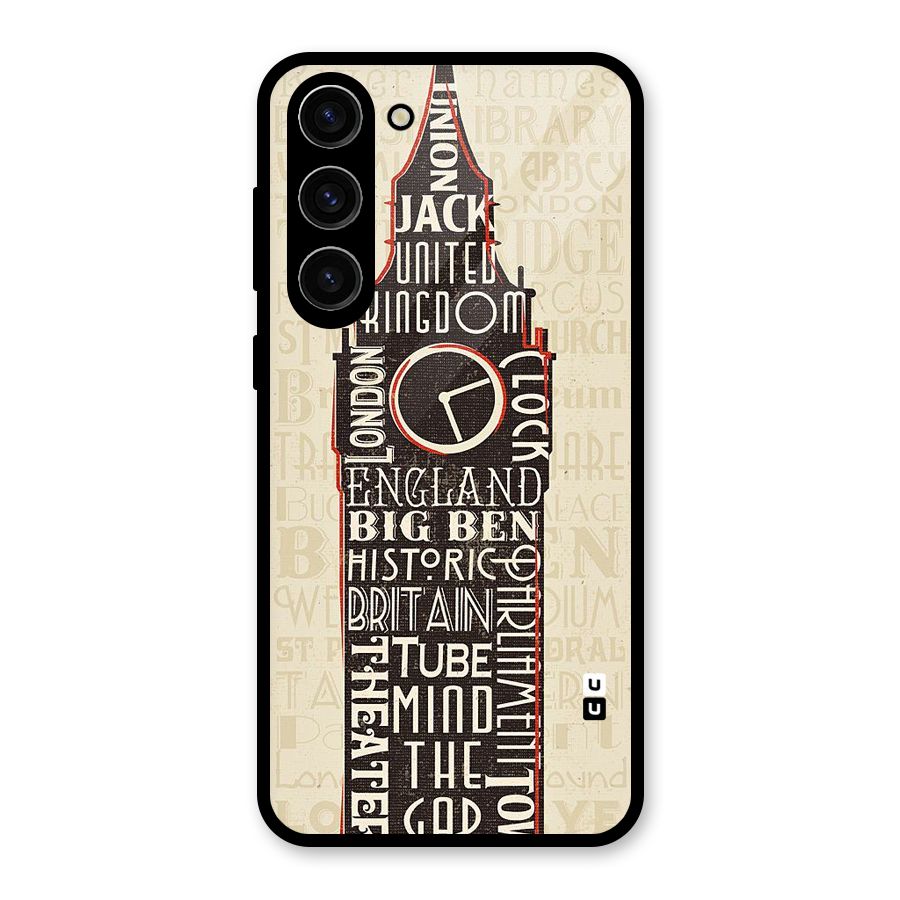 Cap City Design Glass Back Case for Galaxy S23 Plus