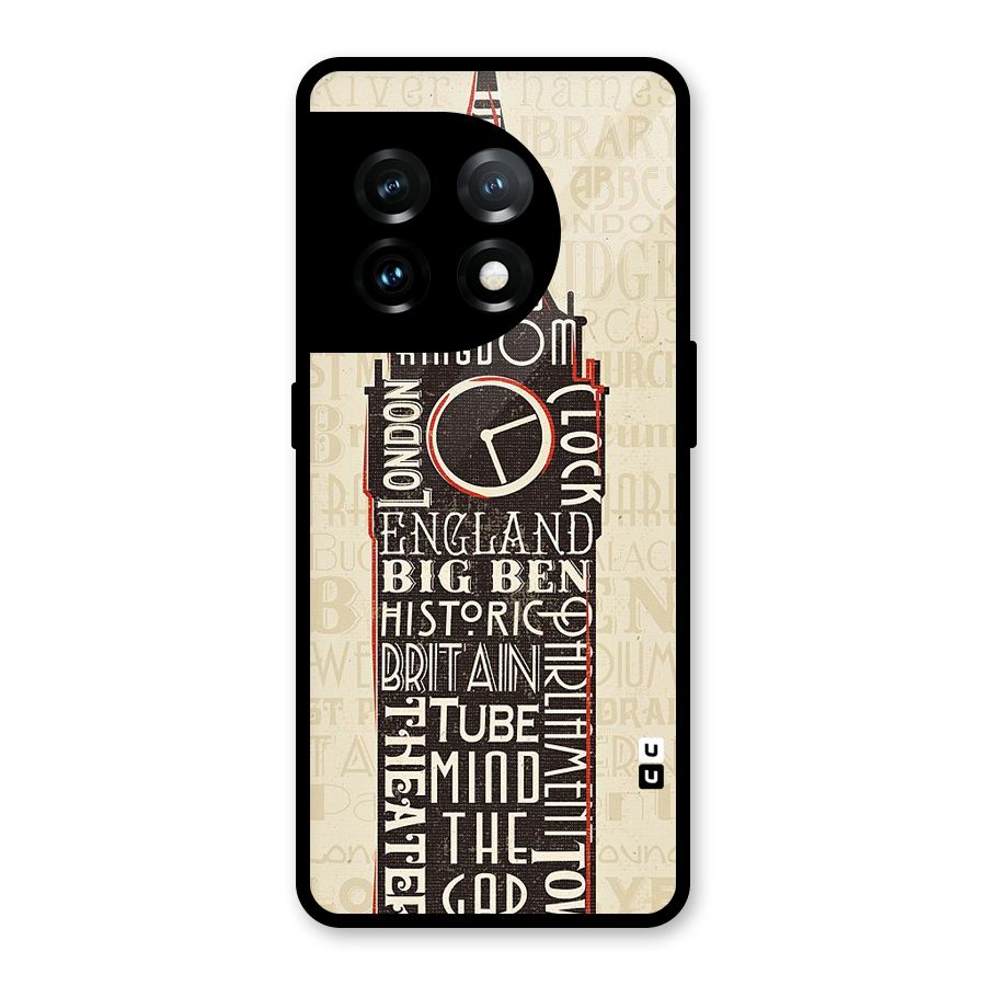 Cap City Design Glass Back Case for OnePlus 11