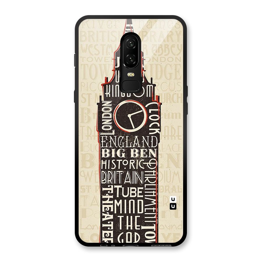 Cap City Design Glass Back Case for OnePlus 6