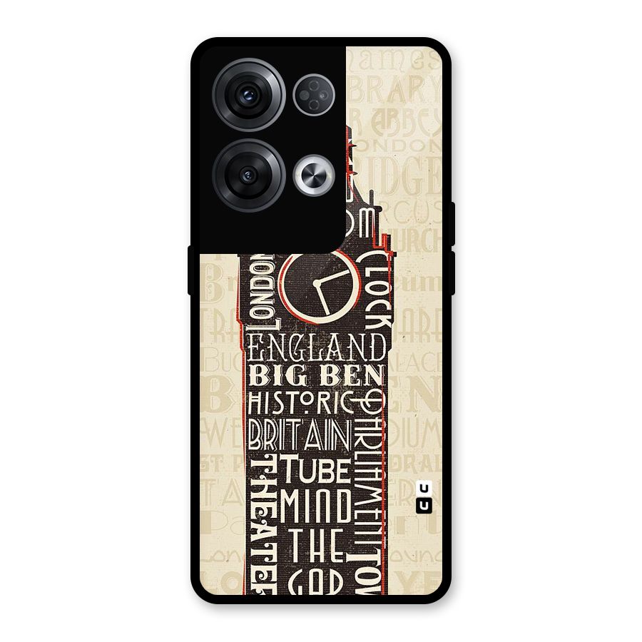 Cap City Design Glass Back Case for Oppo Reno8 Pro 5G