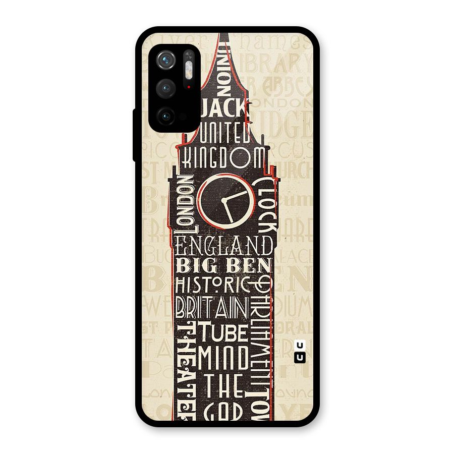 Cap City Design Glass Back Case for Poco M3 Pro 5G