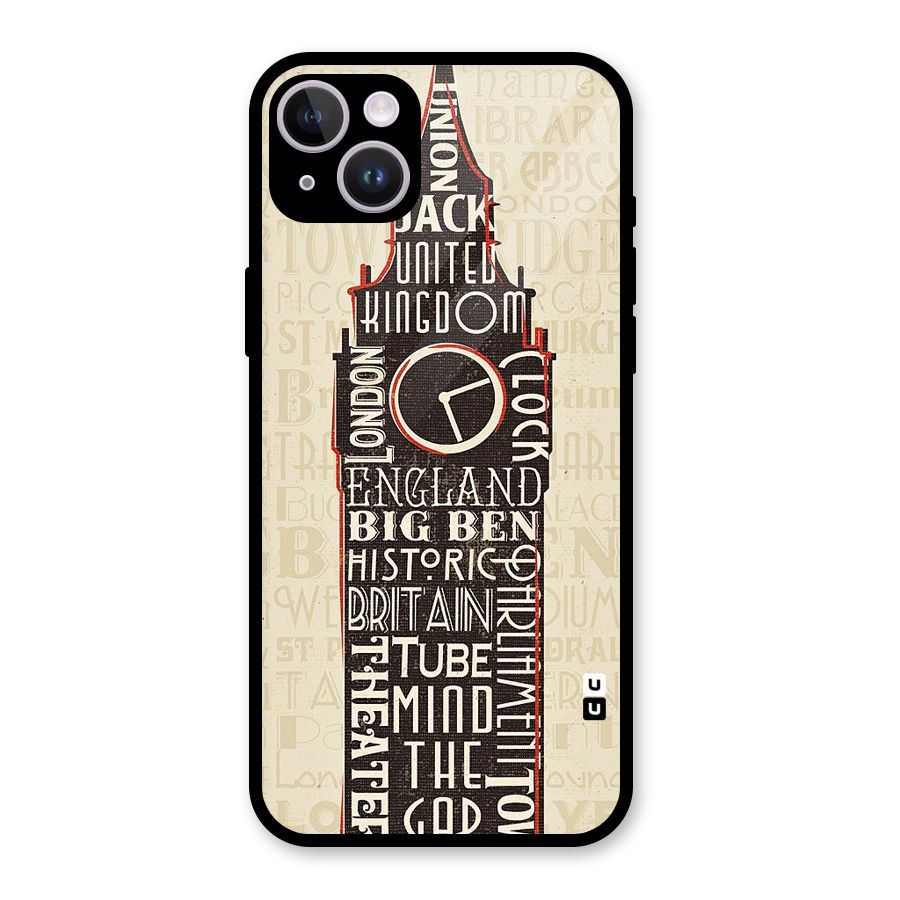 Cap City Design Glass Back Case for iPhone 14 Plus