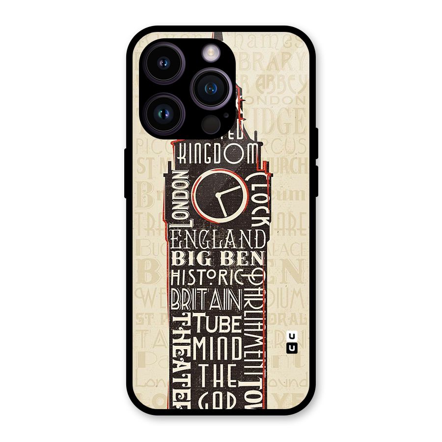 Cap City Design Glass Back Case for iPhone 14 Pro