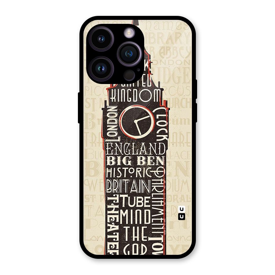 Cap City Design Glass Back Case for iPhone 14 Pro Max