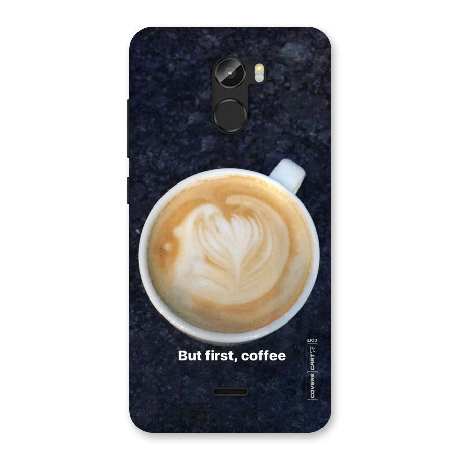 Cappuccino Coffee Back Case for Gionee X1
