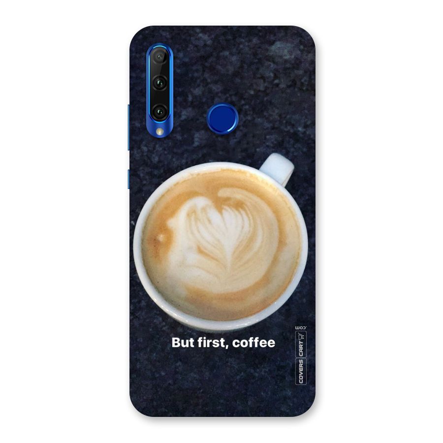 Cappuccino Coffee Back Case for Honor 20i