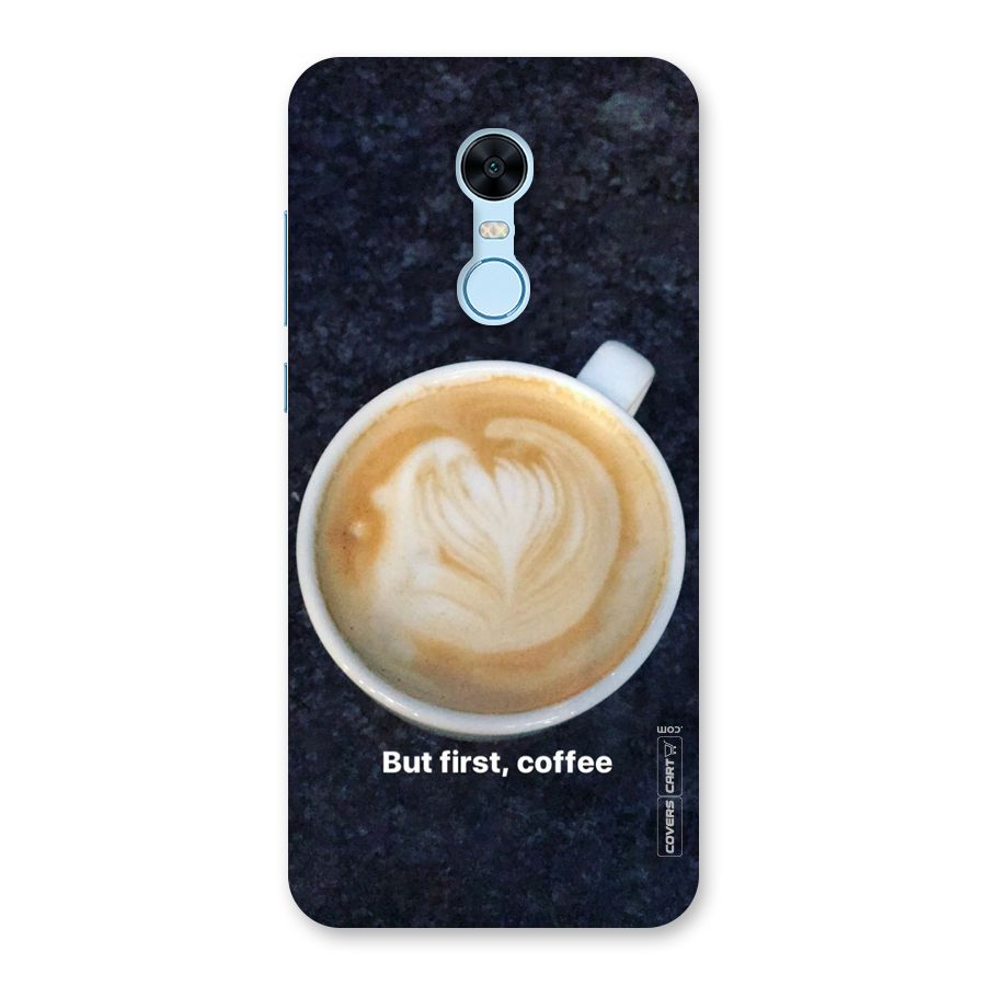 Cappuccino Coffee Back Case for Redmi Note 5