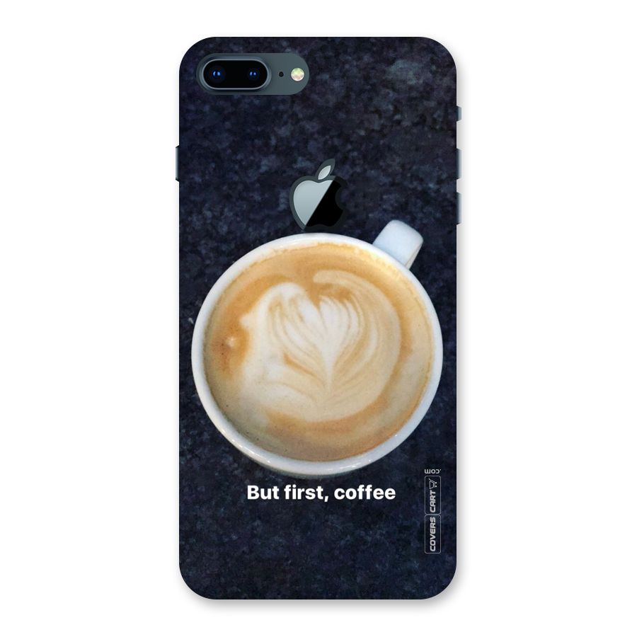 Cappuccino Coffee Back Case for iPhone 7 Plus Apple Cut