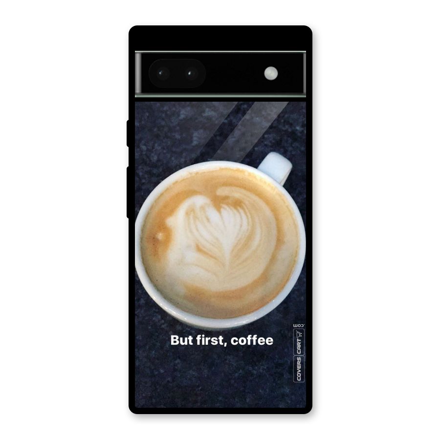 Cappuccino Coffee Glass Back Case for Google Pixel 6a