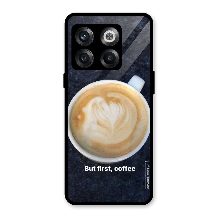 Cappuccino Coffee Glass Back Case for OnePlus 10T