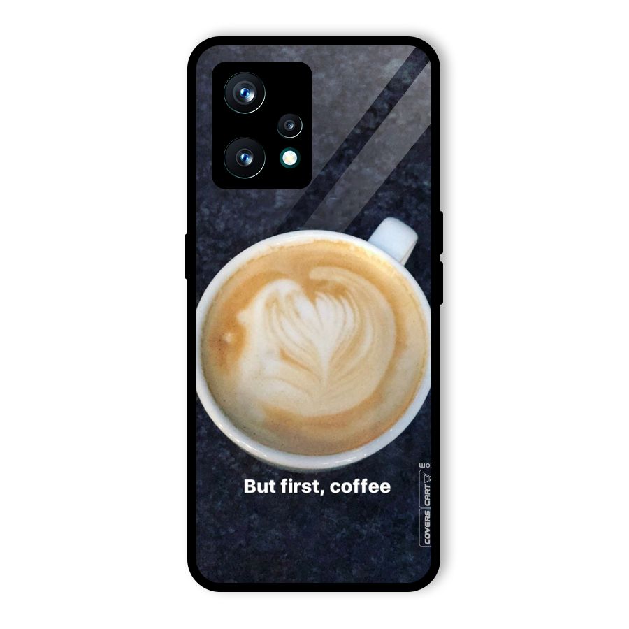 Cappuccino Coffee Glass Back Case for Realme 9 Pro Plus 5G