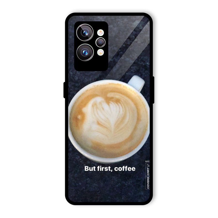 Cappuccino Coffee Glass Back Case for Realme GT2 Pro