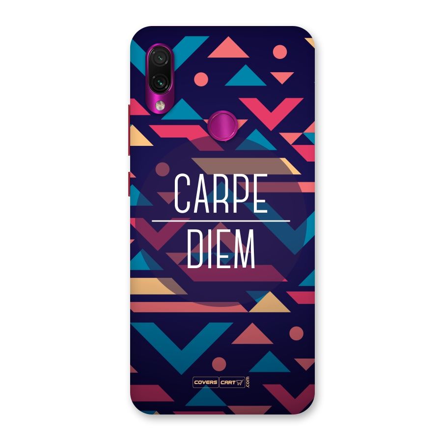 Carpe Diem Back Case for Redmi Note 7 Pro
