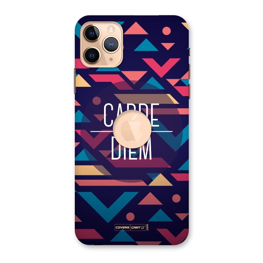 Carpe Diem Back Case for iPhone 11 Pro Max Logo Cut
